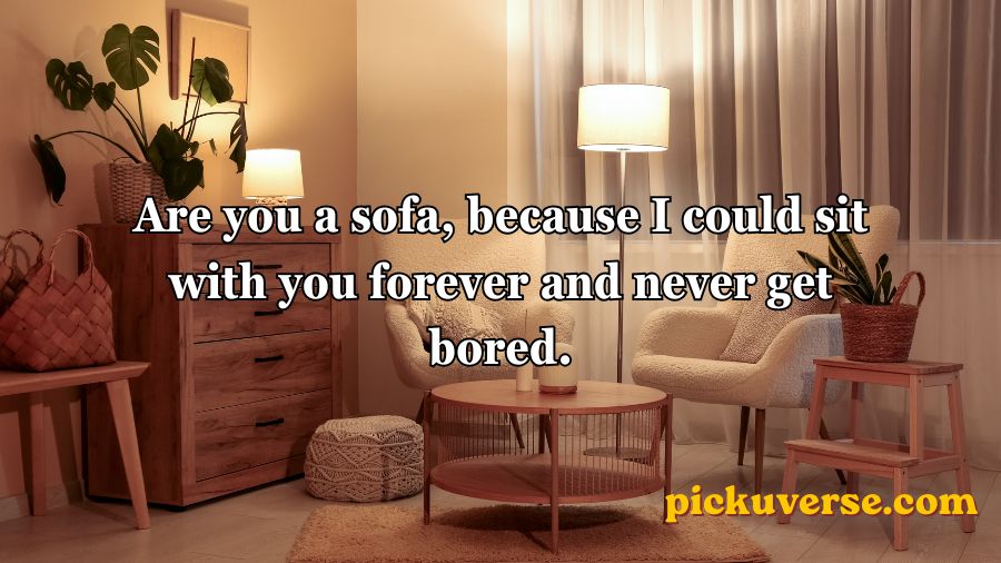 Furniture Pickup Lines