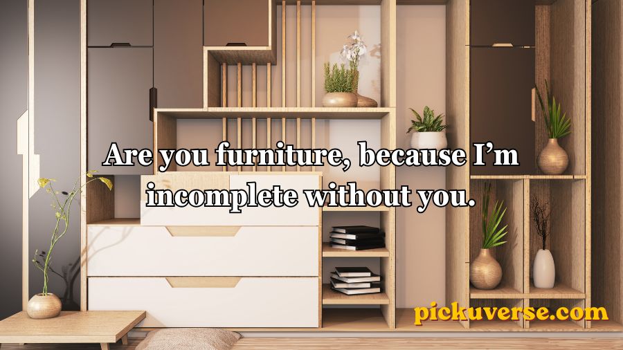 Furniture Pickup Lines