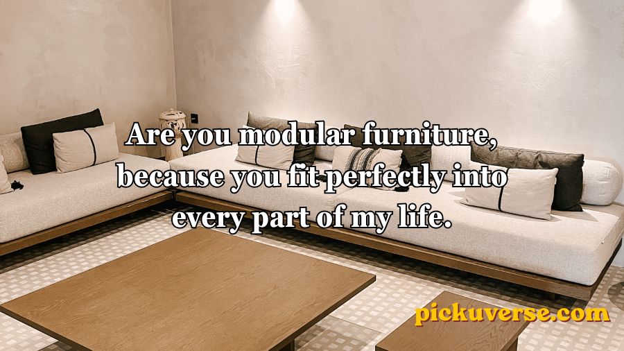Furniture Pickup Lines