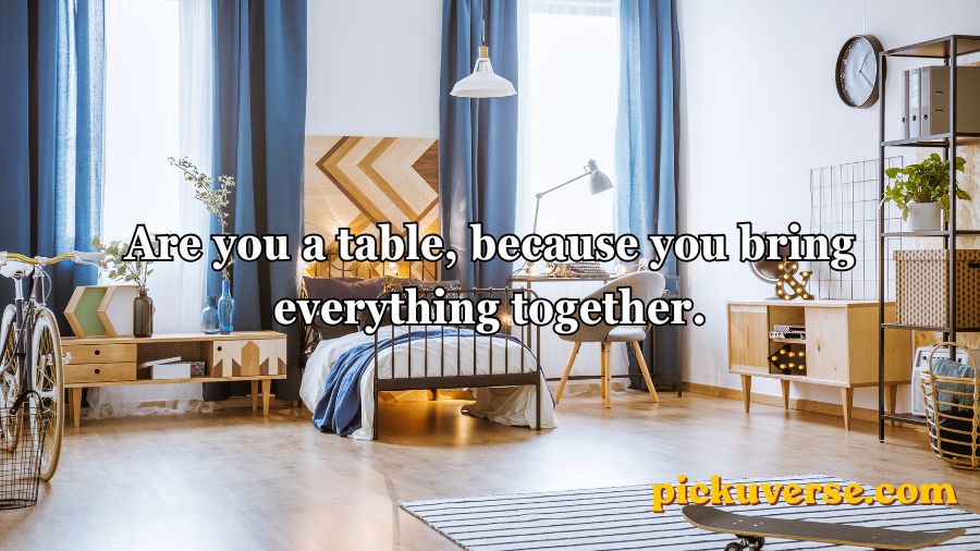 Furniture Pickup Lines