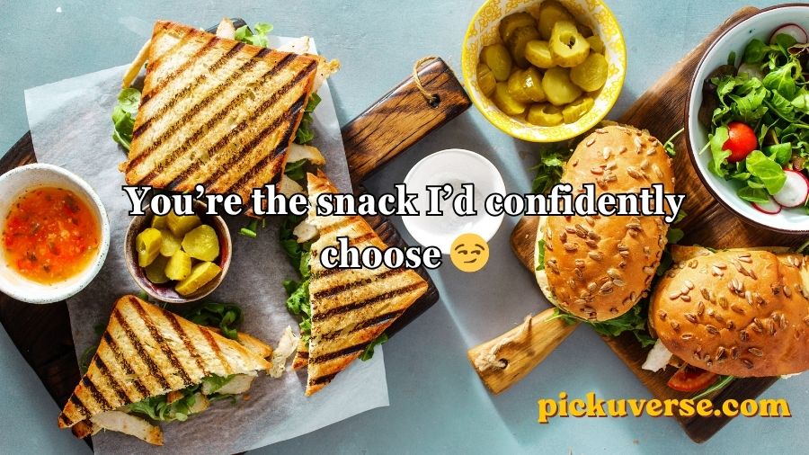 Best Snack Pick Up Lines