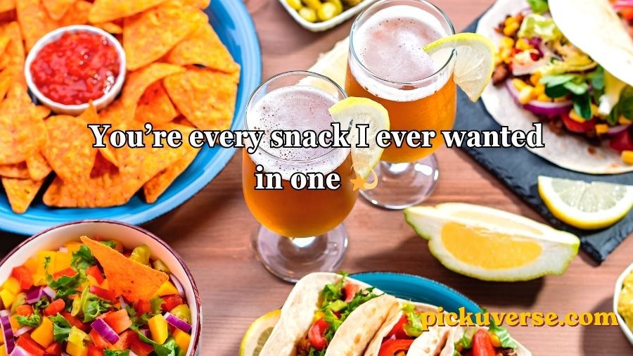Best Snack Pick Up Lines