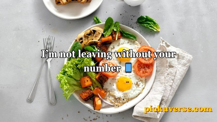 Breakfast Pick Up Lines
