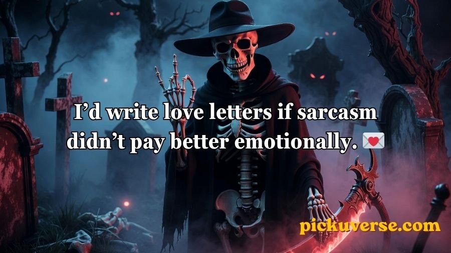 Dark humor pick up lines