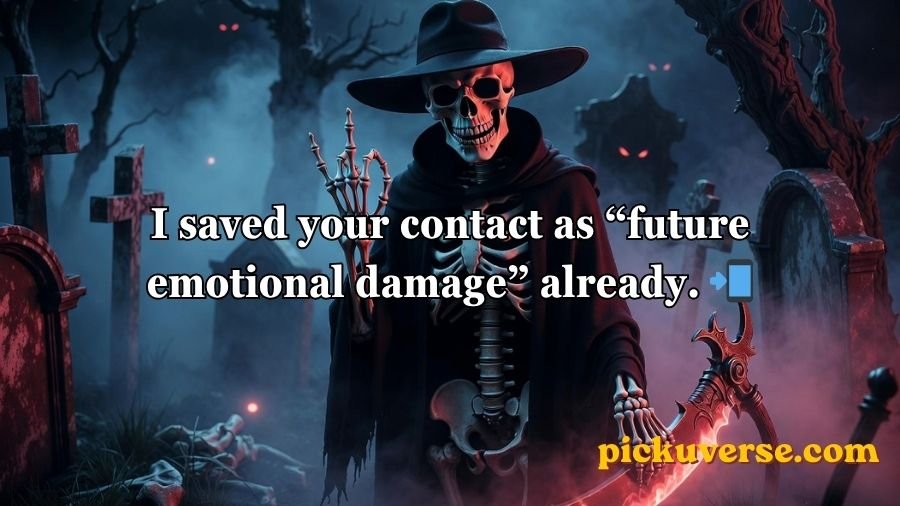 Dark humor pick up lines