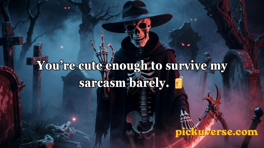 Dark humor pick up lines