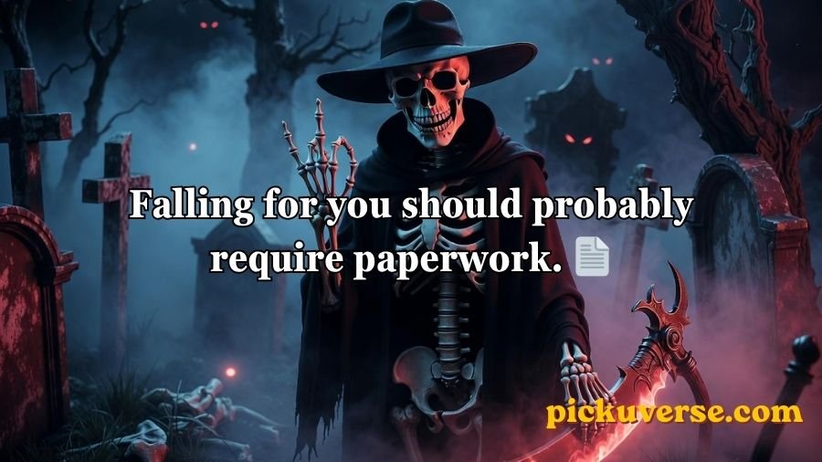 Dark humor pick up lines