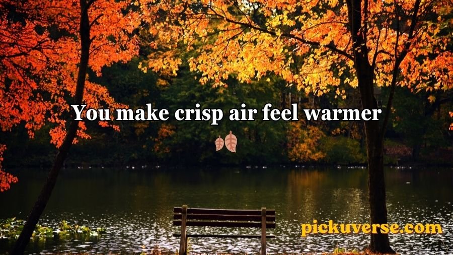 Fall pick up lines