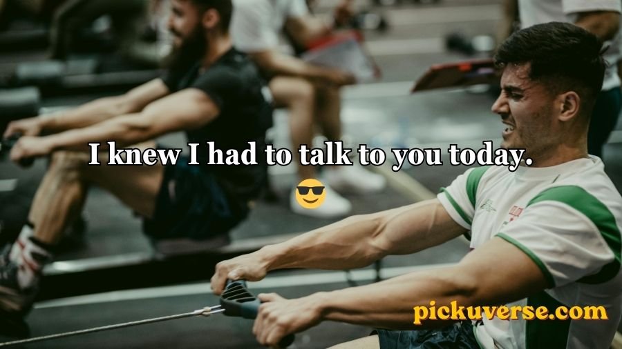 Gym pick up lines