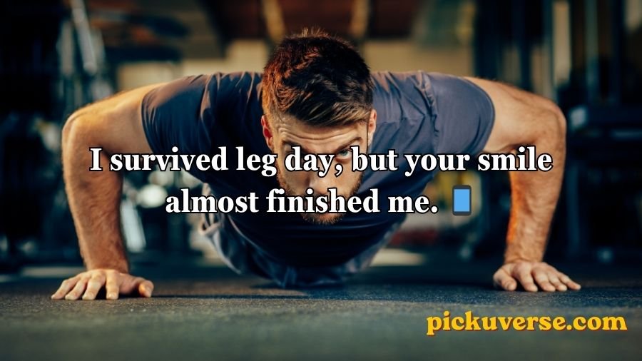 Gym pick up lines
