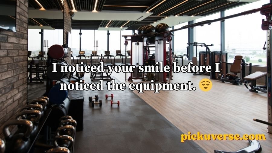 Gym pick up lines