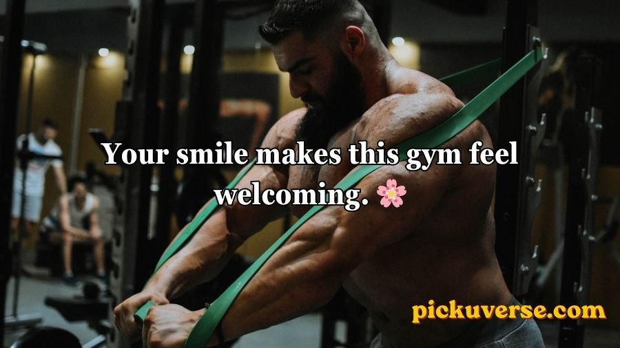 Gym pick up lines