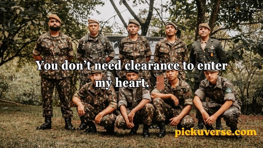 Military Pick Up Lines