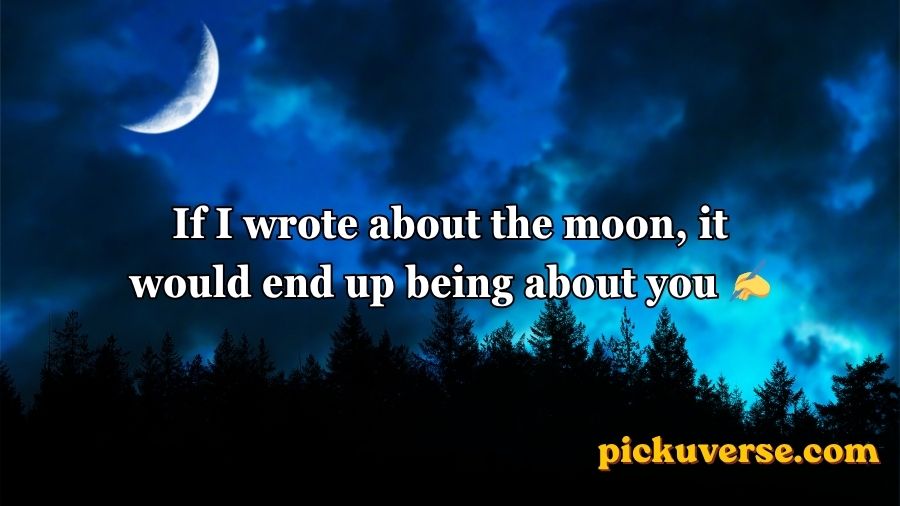 Moon Pick Up Lines