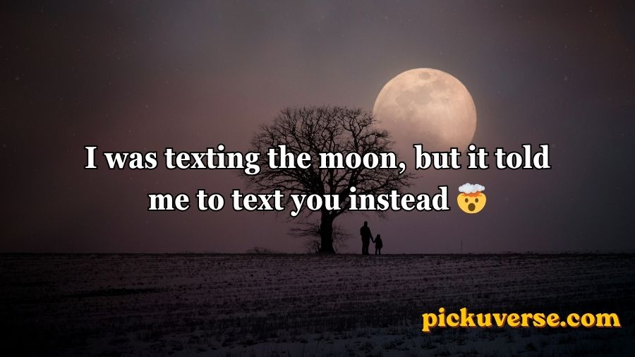 Moon Pick Up Lines