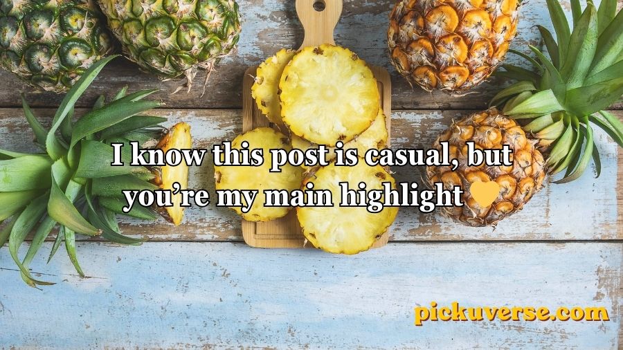 Pineapple Pick Up Lines