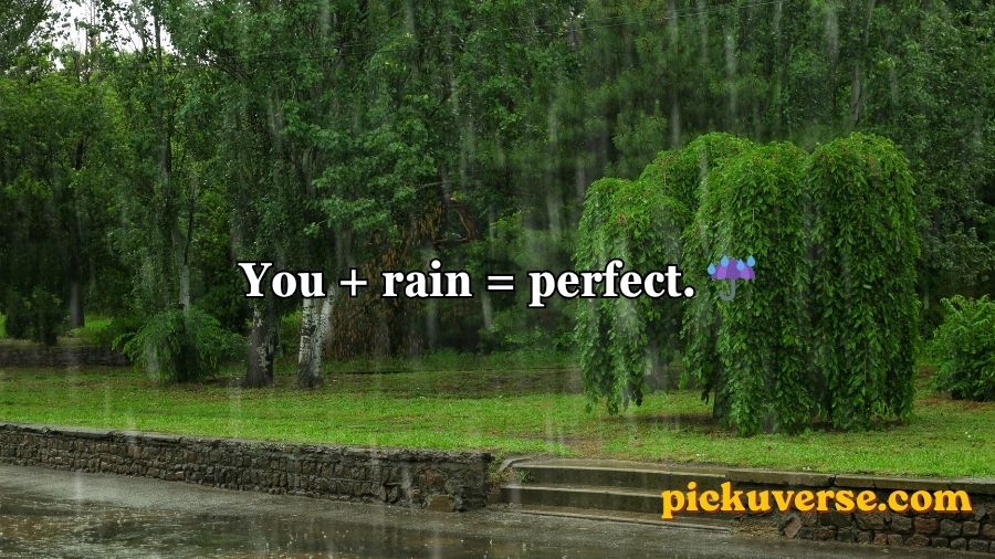 Rain Pickup Lines
