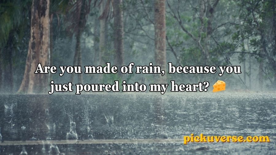 Rain Pickup Lines