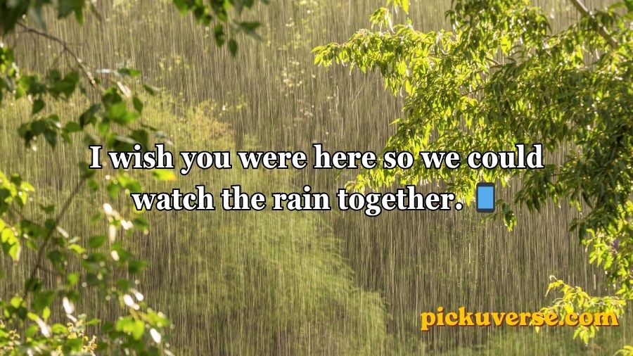 Rain Pickup Lines