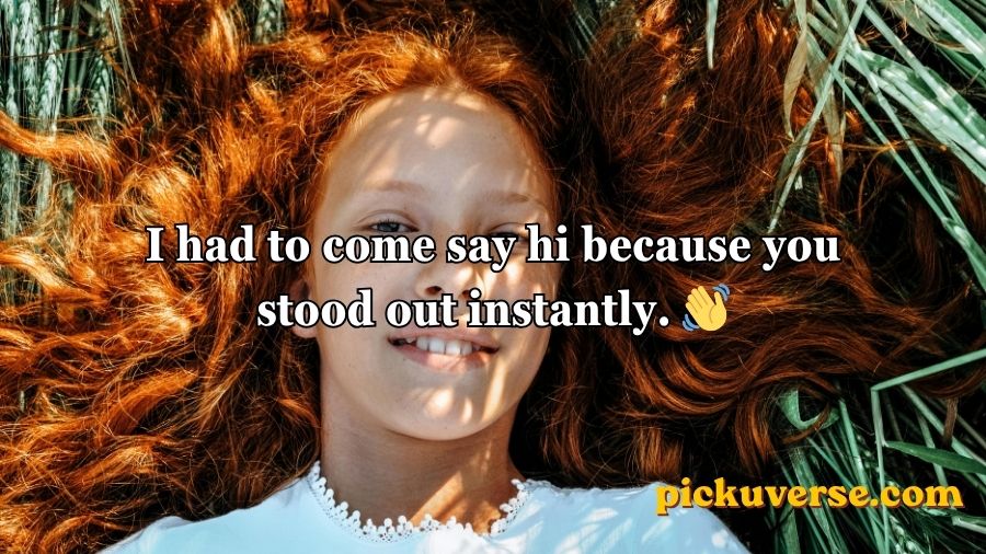 Redhead Pick-Up Lines