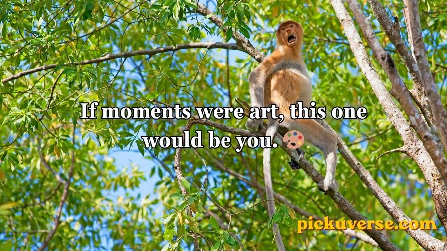 Rizz Monkey GIF Pick Up Lines