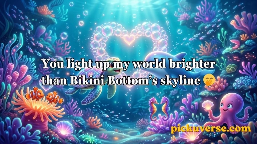 Spongebob pick up lines