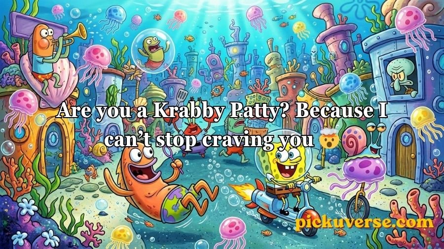 Spongebob pick up lines