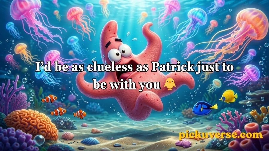 Spongebob pick up lines