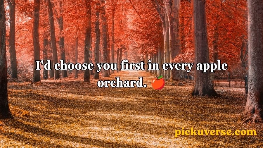 Autumn Pick Up Lines
