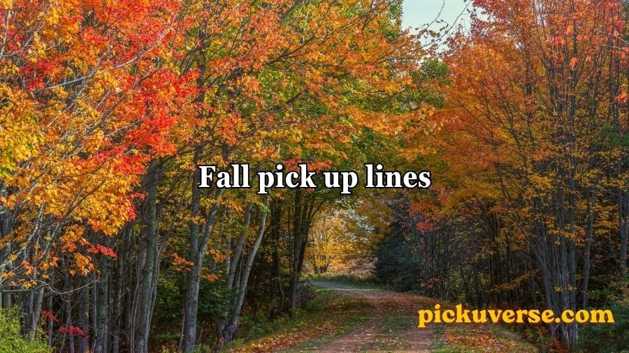 Fall pick up lines