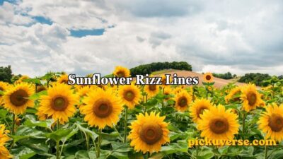 Sunflower Rizz Lines